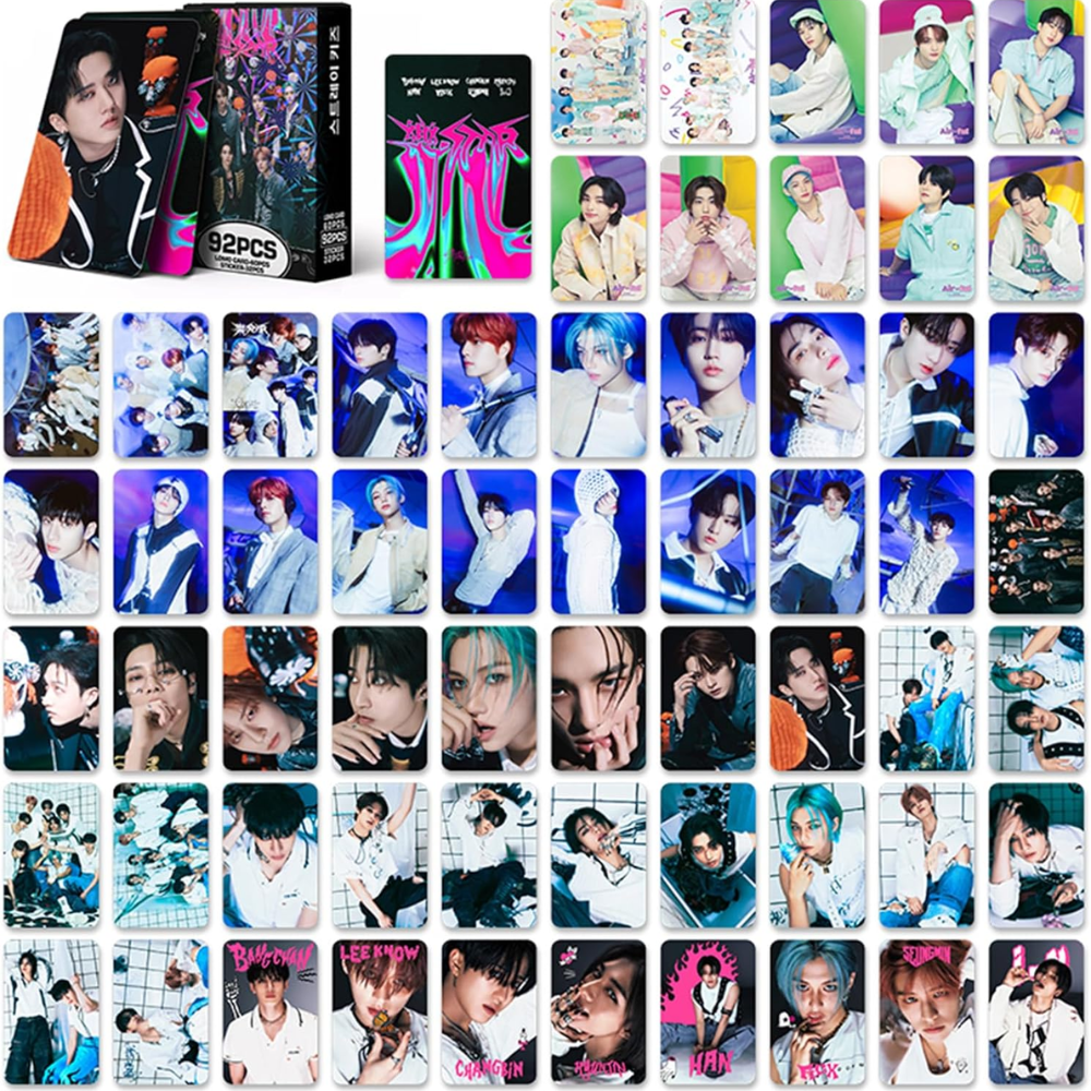 STRAY KIDS ROCK-STAR HOLOGRAFICKÉ LOMO CARDS 92KS