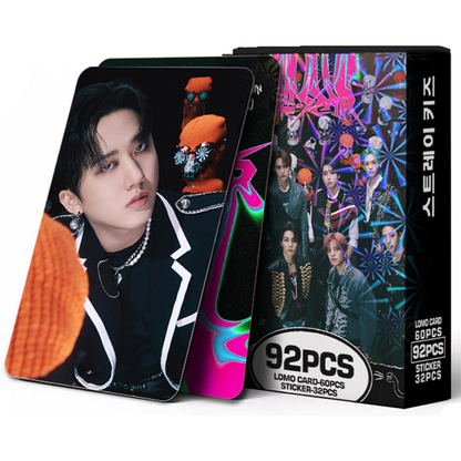 STRAY KIDS ROCK-STAR HOLOGRAPHIC LOMO CARDS 92PCS