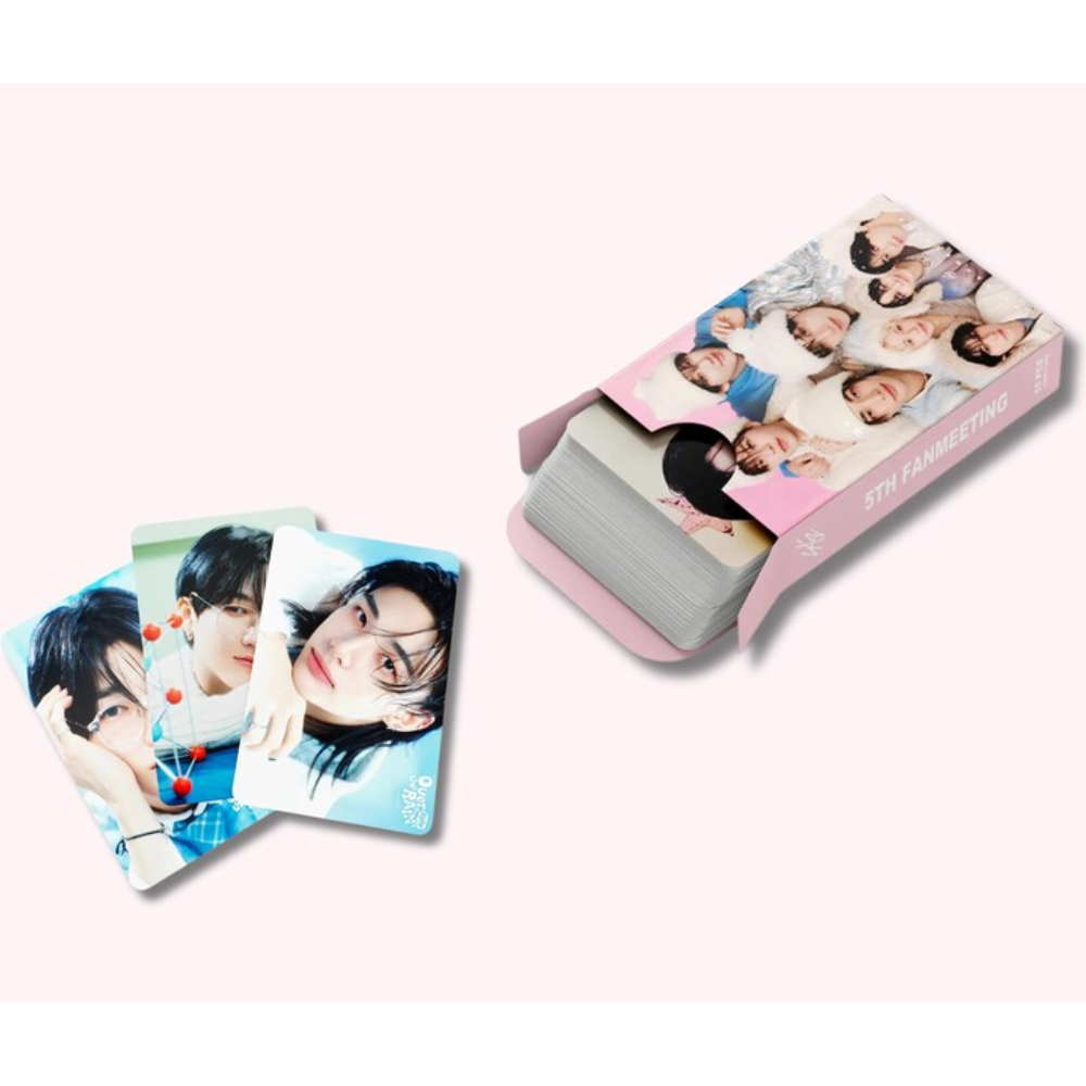 STRAY KIDS 5´OCLOCK 5TH FANMEETING LOMO CARDS 55KS