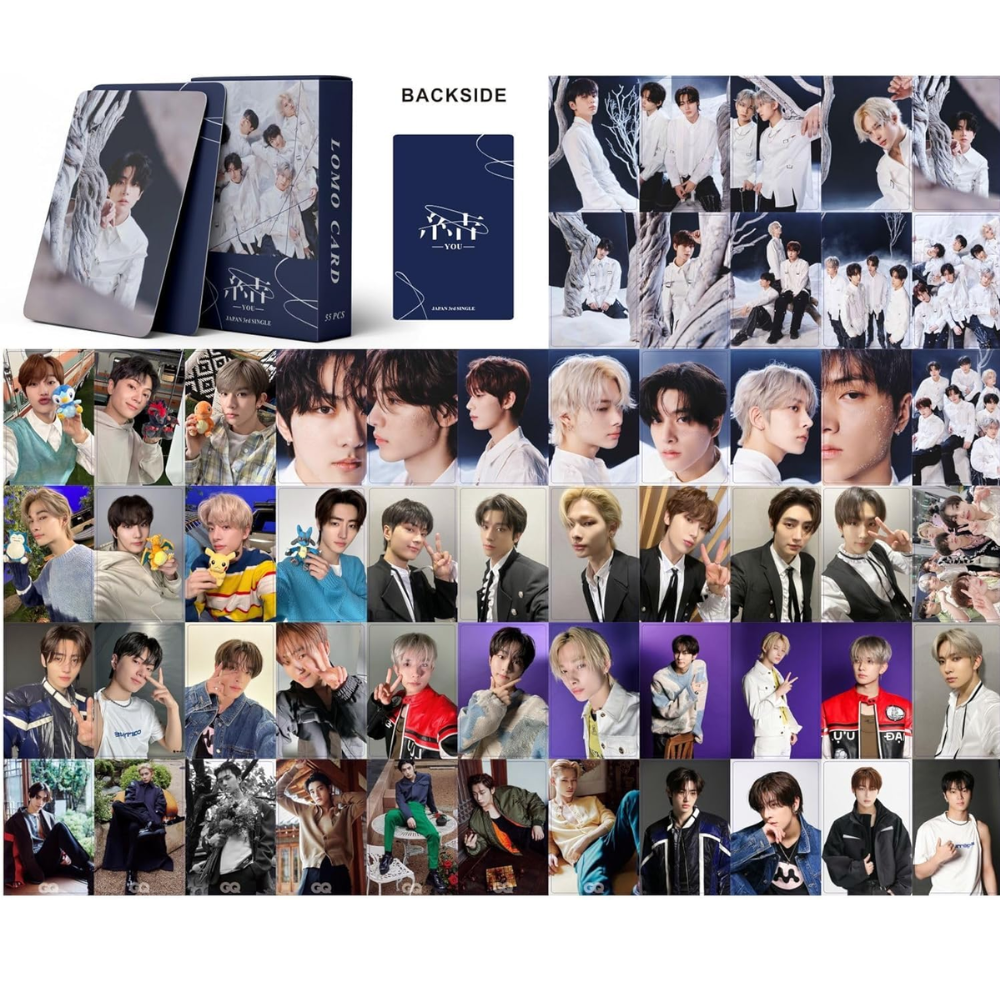 ENHYPEN JAPAN 3RD SINGEL HOLOGRAFICKÉ LOMO CARDS 55KS