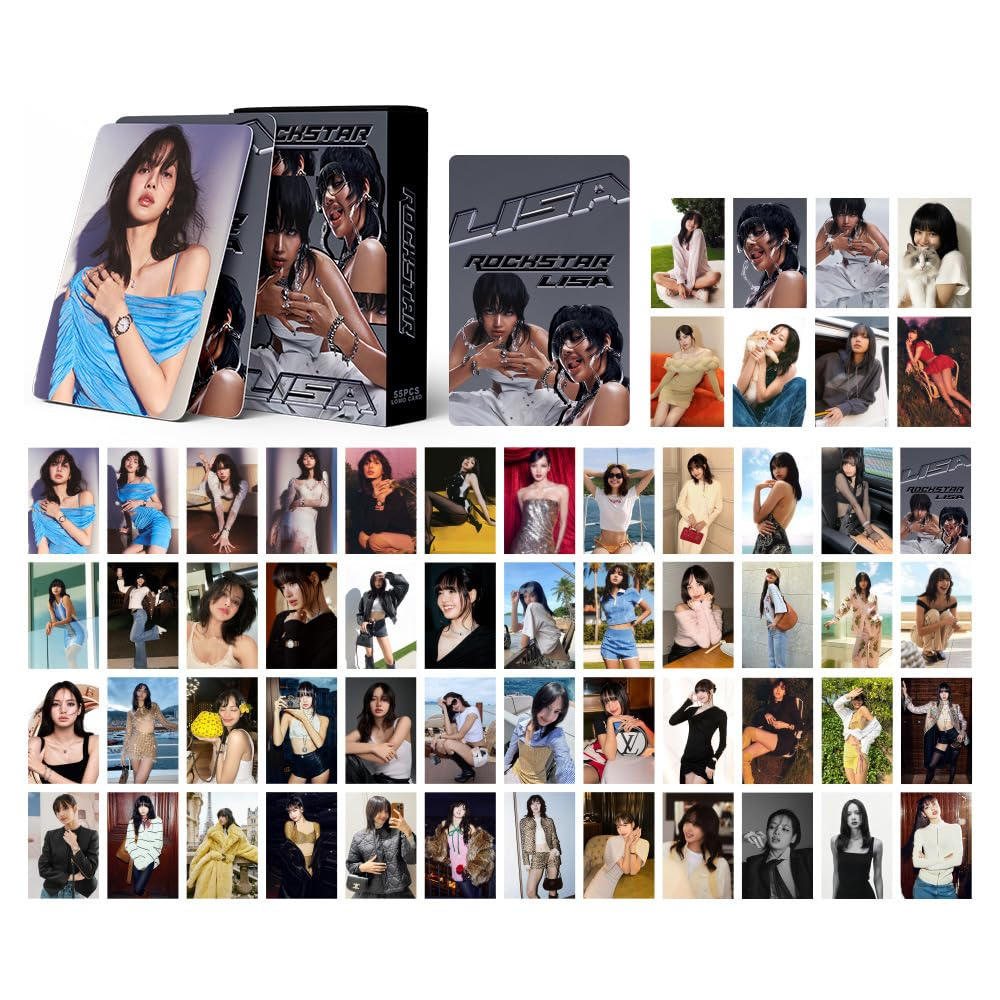 LISA (BLACKPINK) ROCKSTAR LOMO CARDS 55KS