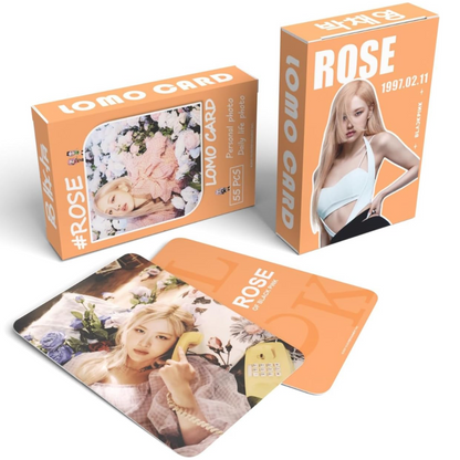 ROSE (BLACKPINK) LOMO CARDS 55PCS