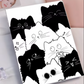 DOODLE CAT BINDER A4