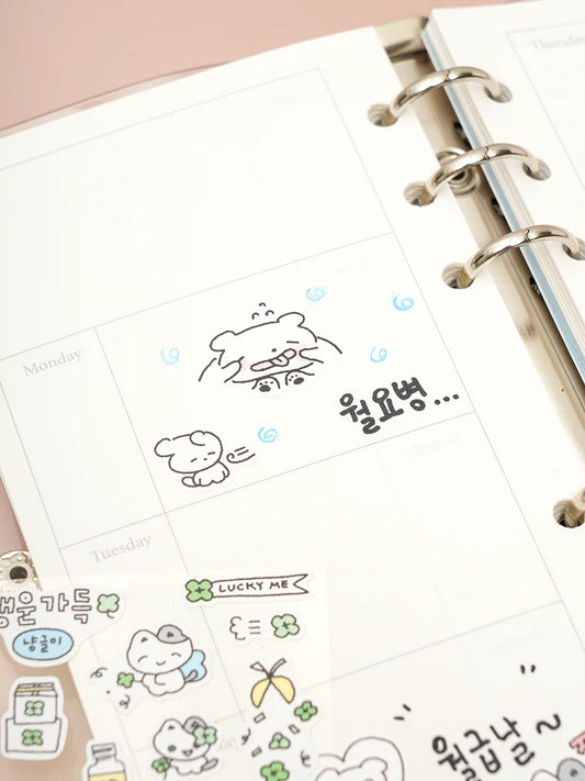 Munggeuni Nyanggeul 4 set stickers