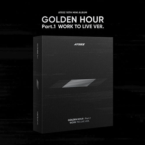 ATEEZ 10th Mini Album [GOLDEN HOUR Part.1] (WORK TO LIVE VER.)