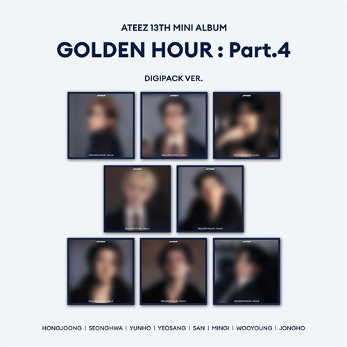 ATEEZ – 13th Mini Album [GOLDEN HOUR : Part.4] (DIGIPACK VER.) 