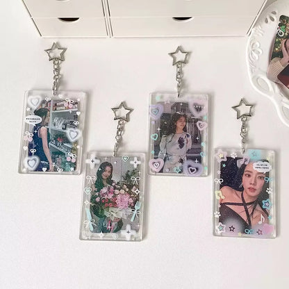SPARKLY CLEAR PHOTOCARD HOLDER