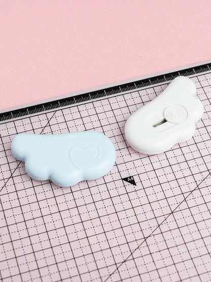 Angel core wing-shaped magnet mini cutter knife with 2 pieces