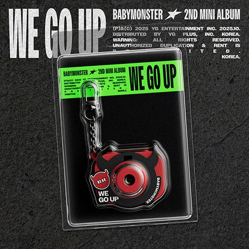BABYMONSTER – 2nd MINI ALBUM [WE GO UP] (MINI BEAM KEYRING Ver.)