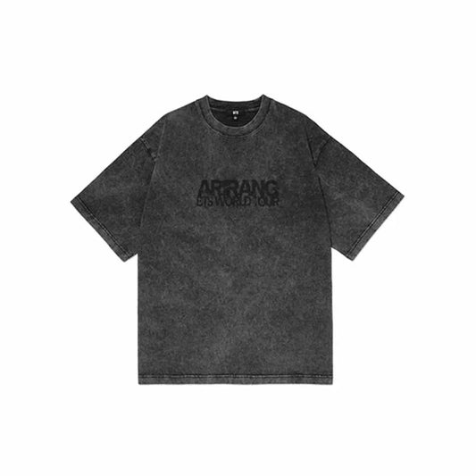 BTS 'Arirang' World Tour [GLOBAL EXCLUSIVE] S/S T-Shirt (Charcoal) PREORDER