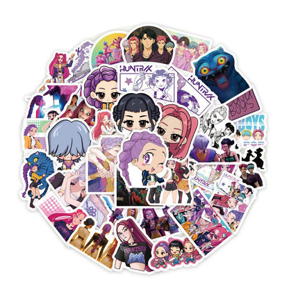 KPOP DEMON HUNTERS HUNTR/X STICKER SHEETS