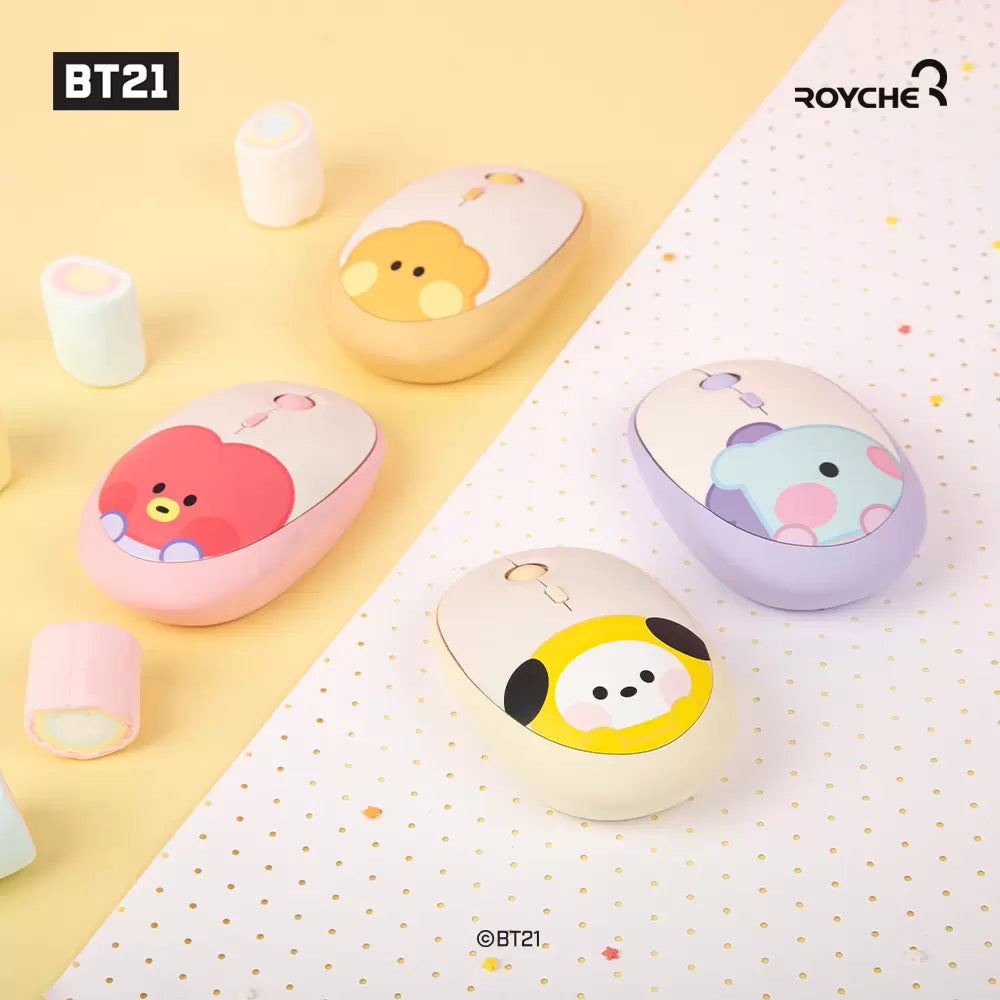 BT21 MININI MULTI PAIRING WIRELESS SILENT MOUSE