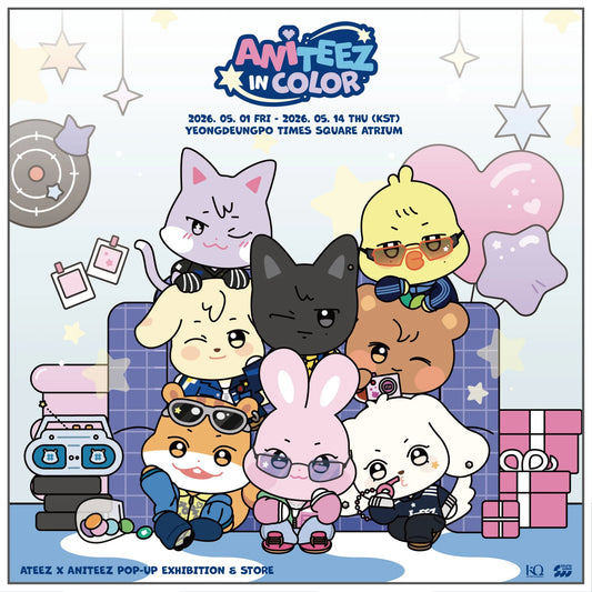 ATEEZ ANITEEZ IN COLOR RETRO STICKER BOOK PREORDER