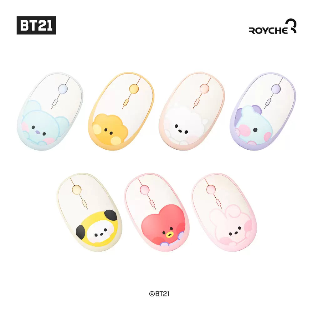 BT21 MININI MULTI PAIRING WIRELESS SILENT MOUSE