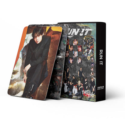 STRAY KIDS RUN IT LOMO CARDS 55KS