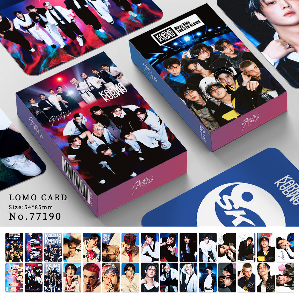 STRAY KIDS KARMA LOMO CARDS 55KS