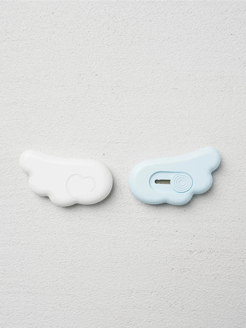 Angel core wing-shaped magnet mini cutter knife with 2 pieces