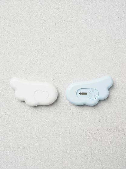 Angel core wing-shaped magnet mini cutter knife with 2 pieces