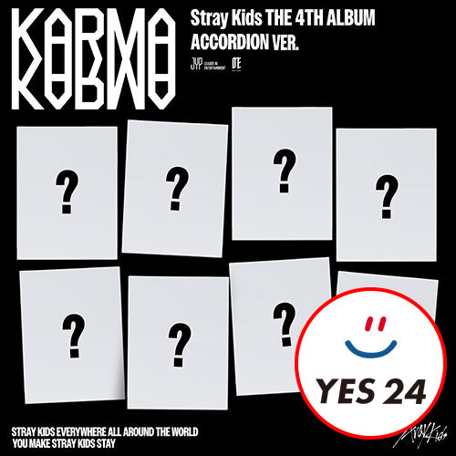 [YES24 POB] Stray Kids – The 4th Full Album [KARMA] (ACCORDION VER.) PREORDER