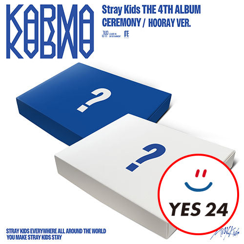 [YES24 POB] Stray Kids – The 4th Full Album [KARMA] (CEREMONY VER., HOORAY VER.) PREORDER