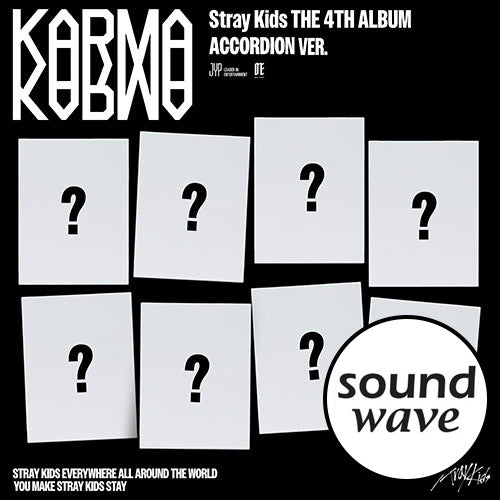 [SOUND WAVE POB] Stray Kids – The 4th Full Album [KARMA] (ACCORDION VER.) PREORDER