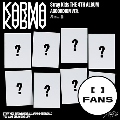 [JYP FANS POB] Stray Kids – The 4th Full Album [KARMA] (ACCORDION VER.) PREORDER