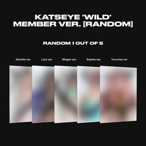 [WEVERSE POB] KATSEYE – [WILD] (Member ver.) PREORDER