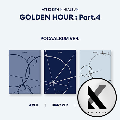 [KQSHOP POB] ATEEZ – 13th Mini Album [GOLDEN HOUR : Part.4] PREORDER