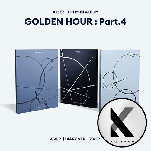 [KQSHOP POB] ATEEZ – 13th Mini Album [GOLDEN HOUR : Part.4] PREORDER