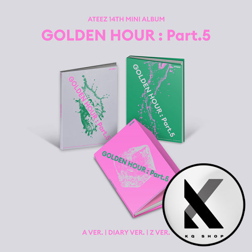 [KQSHOP POB] ATEEZ – 14th Mini Album [GOLDEN HOUR : Part.5] PREORDER
