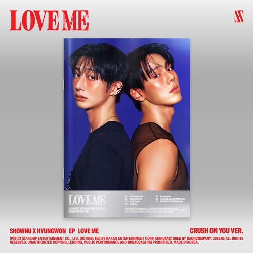 (MONSTA X) SHOWNU X HYUNGWON – EP [LOVE ME] (CRUSH ON YOU VER.)