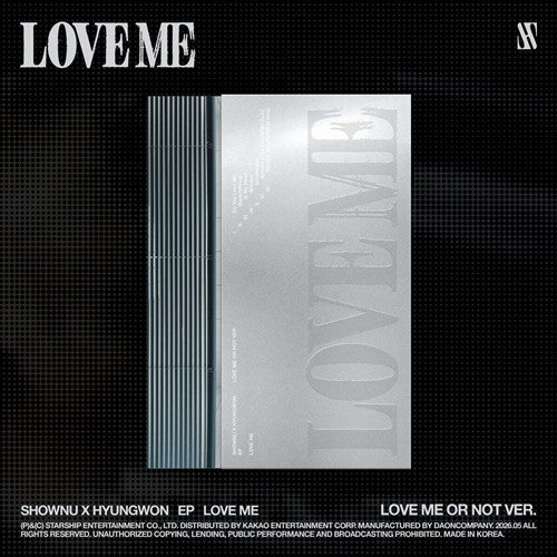 (MONSTA X) SHOWNU X HYUNGWON – EP [LOVE ME] (LOVE ME OR NOT VER.)