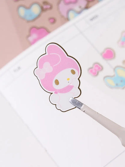 My Melody Line Park stickers 3ks