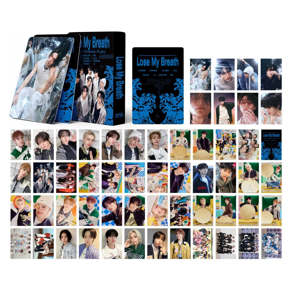 STRAY KIDS LOSE MY BREATH LOMO CARDS 55KS