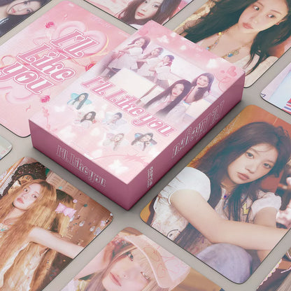 ILLIT I'LL LIKE YOU HOLOGRAPHIC LOMO CARDS 55 PCS