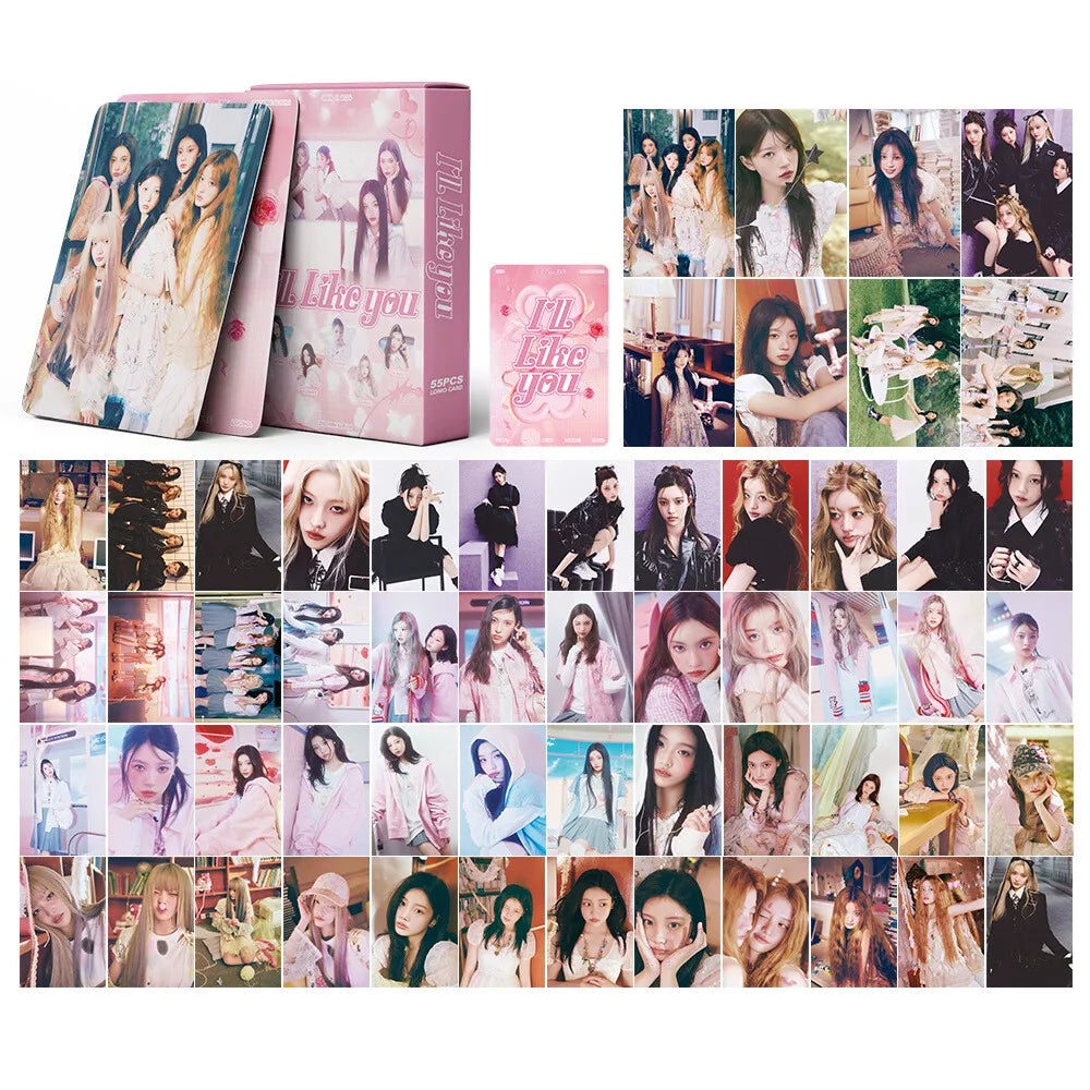 ILLIT I´LL LIKE YOU HOLOGRAFICKÉ LOMO CARDS 55KS