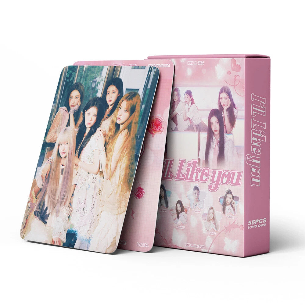 ILLIT I´LL LIKE YOU HOLOGRAFICKÉ LOMO CARDS 55KS