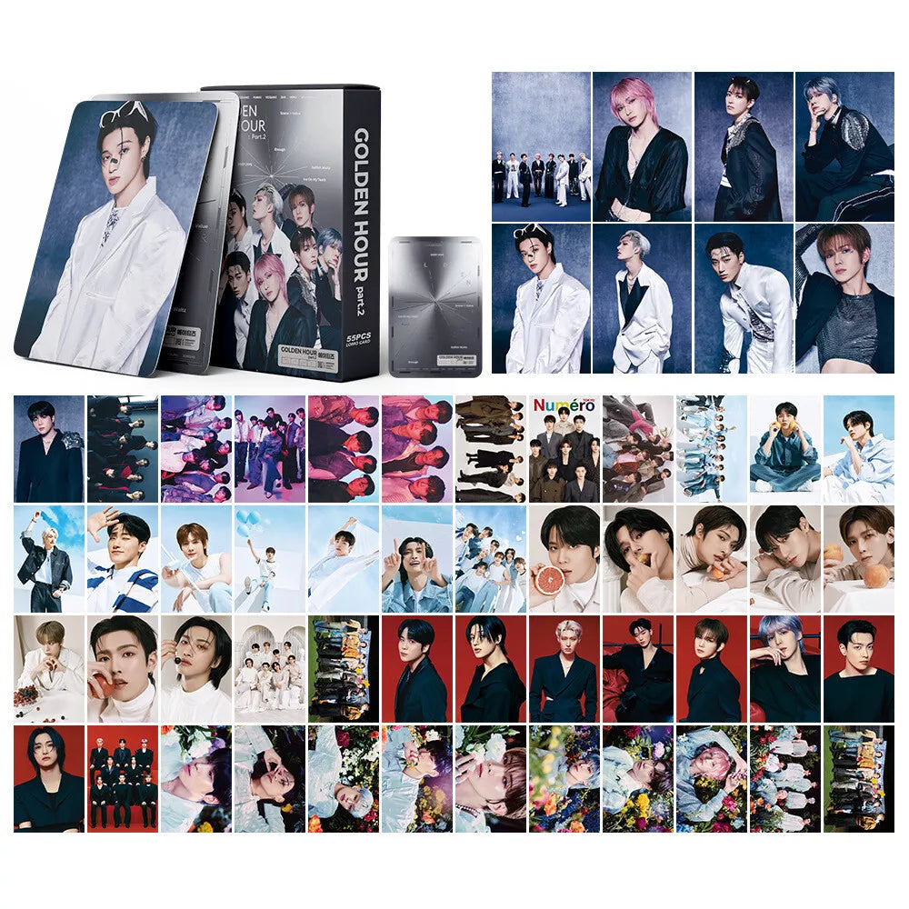 ATEEZ GOLDEN HOUR PART. 2  LOMO CARDS 55KS
