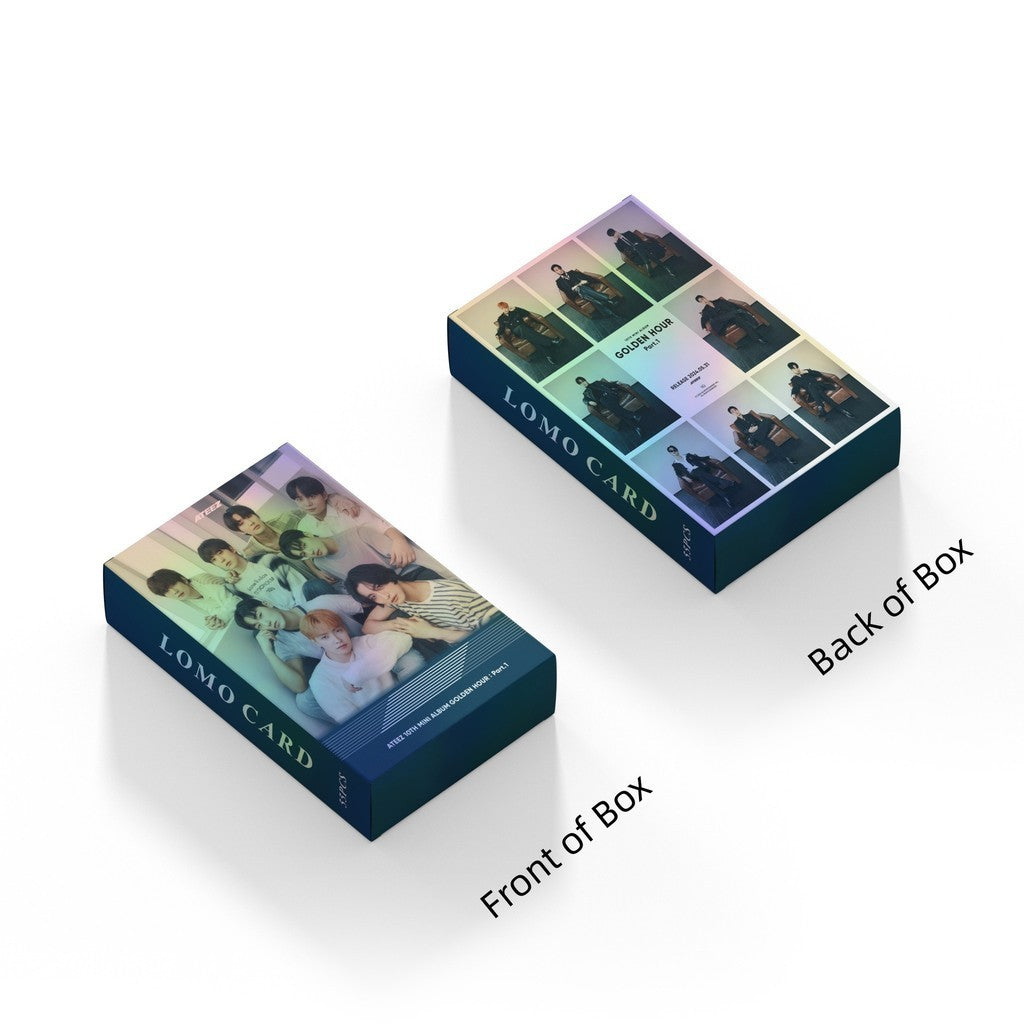 ATEEZ GOLDEN HOUR: PART. 1 HOLOGRAFICKÉ LOMO CARDS 55KS