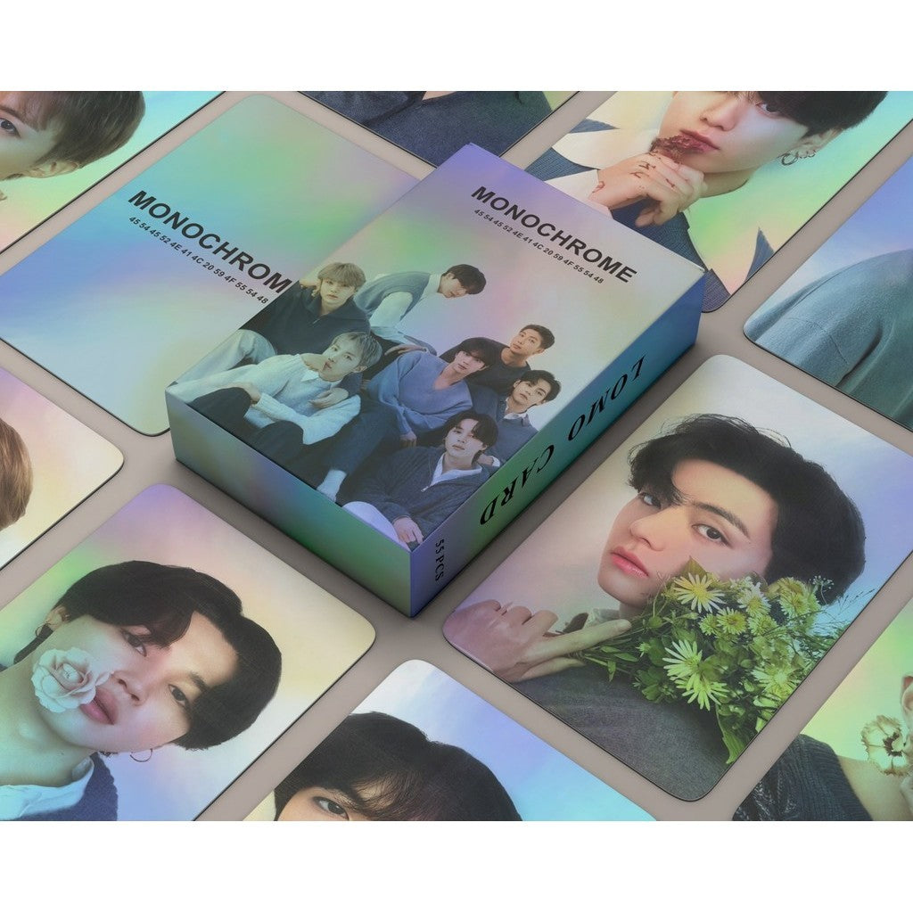 BTS MONOCHROME LOMO CARDS 55 KS