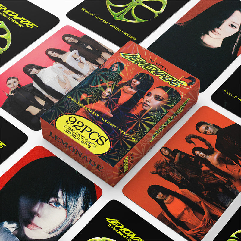 AESPA LEMAONADE HOLOGRAFICKÉ LOMO CARDS 92KS