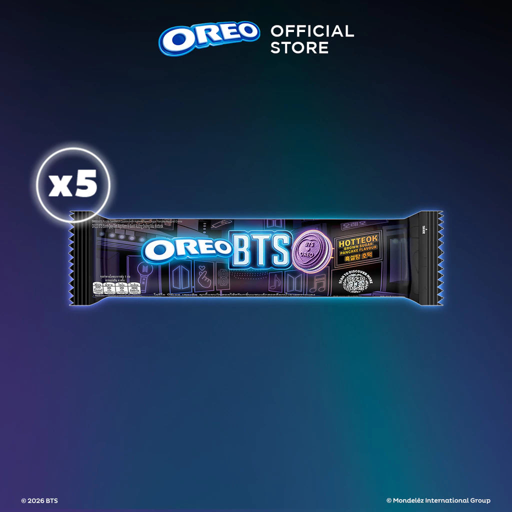 BTS X OREO Brown Sugar Pancake Sandwich Cookies 105g PREORDER