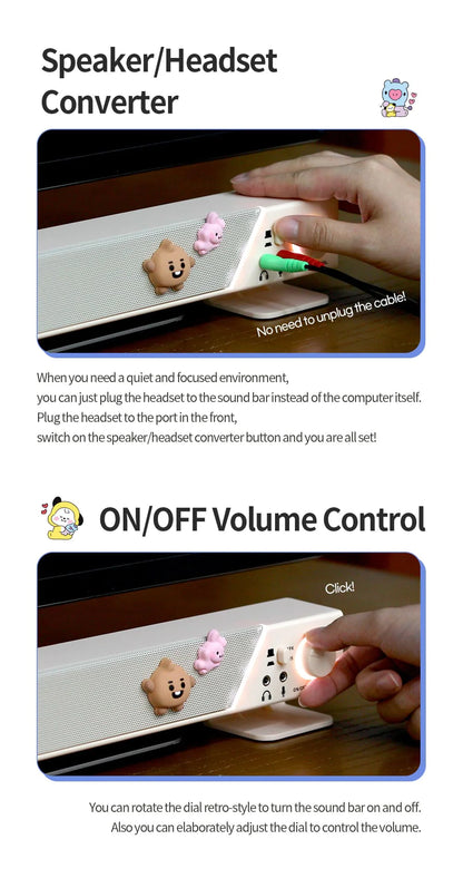 BT21 MY LITTLE BUDDY SOUND BAR