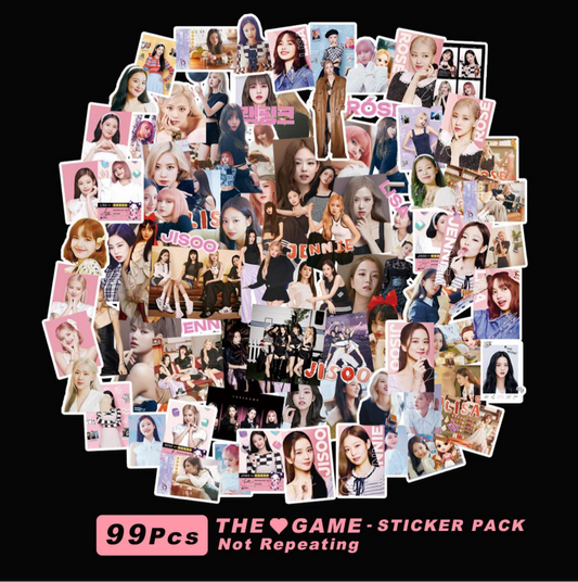 BLACKPINK THE GAME SET 99PCS STICKERS