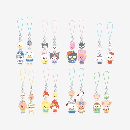 MINI FIGURE COUPLE KEYRING Stray Kids SKZOO X SANRIO CHARACTERS PREORDER