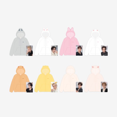 SKZOO FLEECE HOOD ZIP-UP Stray Kids World Tour RUN IT MD PREORDER