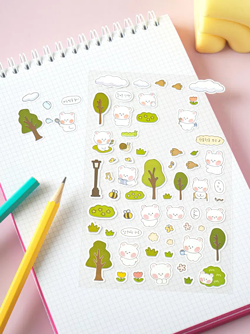 Balgre Bear Stickers 4ks