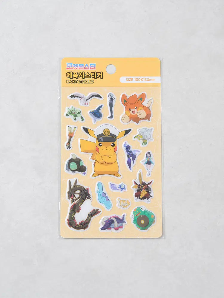 Pokemon epoxy sticker