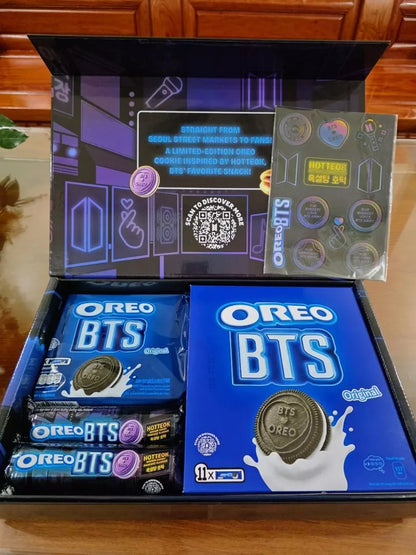BTS X OREO Brown Sugar Pancake Sandwich Cookies gift box PREORDER