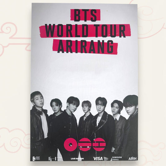 BTS ARIRANG WORLD TOUR PLAKÁT (A3)